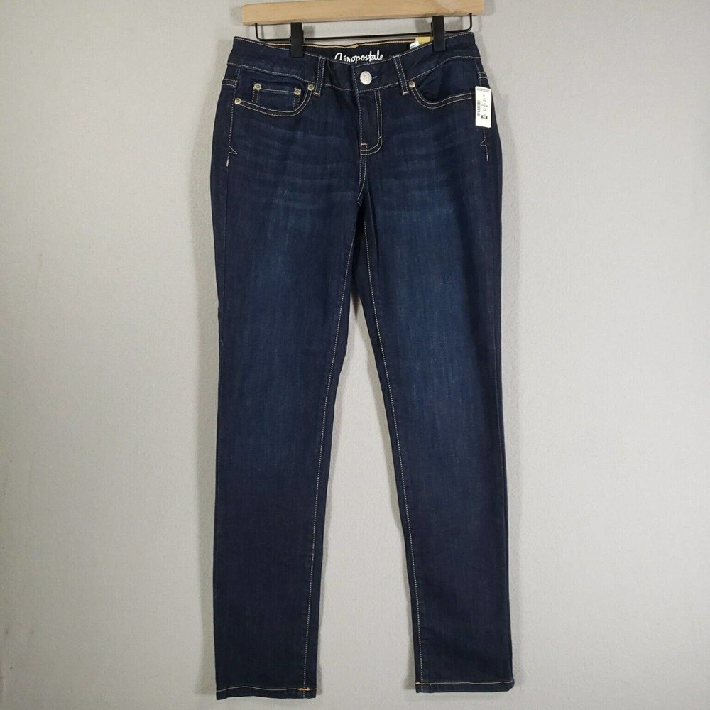 Aeropostale Jeans Womens 2 Short Bayla Curvy Skinny Straight Leg Has Tags